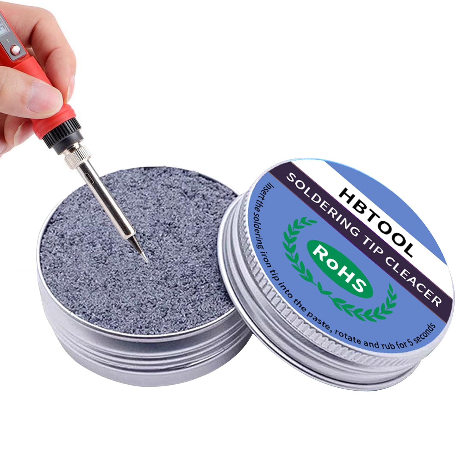 30g Detergenti per punte, Punta del saldatore Pulizia Pasta, Detergente per Punte di Saldatura Pulire e Riparare le Punte del Saldatore