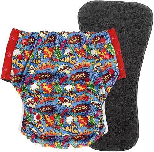 Miniatura 10 de EcoAble Inserto a presión para pañales de tela para niños mayores, de 6 a 16 años | Almohadilla absorbente para incontinencia y enuresis nocturna de