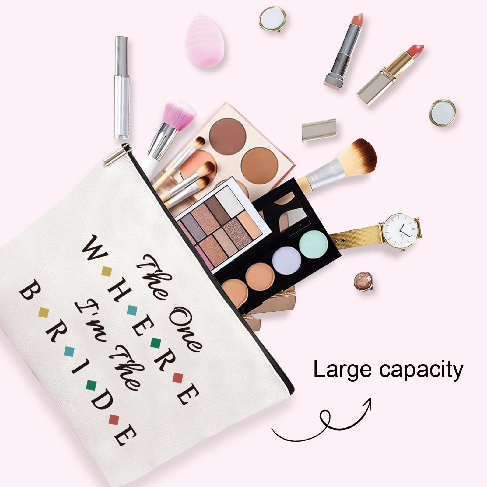Bride Gift Bridal Makeup Bag - Image 4