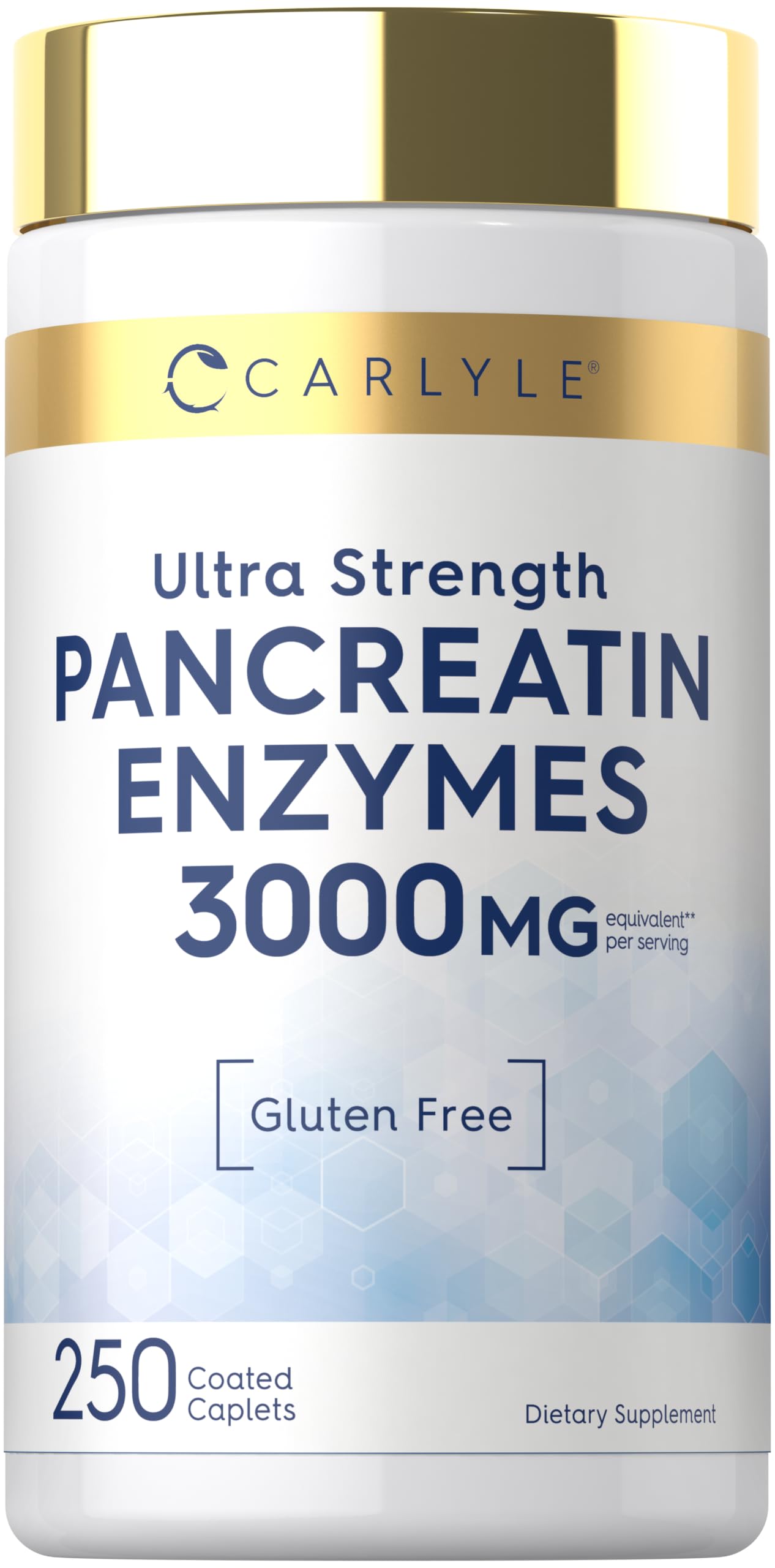 Carlyle Pancreatin Digestive Enzymes | 250 Caplets