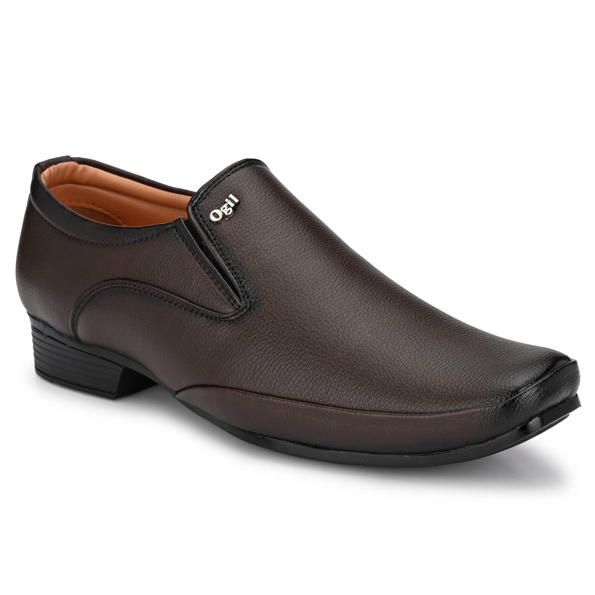 Formal Lace Up Flexible-Stitched Sole Premium Shoes for Men’s/Casual Office Use Wedding Formal Shoes for Boys Alfred Uniform Dress Daily use Shoes-6 to 12 UK (505)