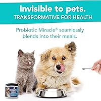 Vista 5 de NUSENTIA Probiotics for Dogs -(360 Scoops)-Probiotic Miracle -Advanced, Species Specific Probiotics and Prebiotics to Stop Diarrhea, Loose Stool