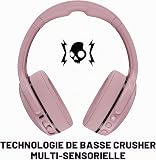 Skullcandy Crusher 540 Active Wireless Bluetooth Headphones with Multi-Sensory Bass, Noise Isolating Over-Ear Fit, Sweat and Water Resistant, 40 Hours Battery, Microphone for iPhone Android - Soft - 2
