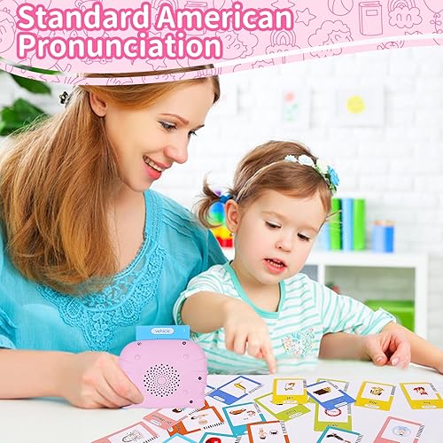 Miniatura 5 de 510 tarjetas didácticas de aprendizaje para niños y niñas de 3, 4, 5 años, discurso de bolsillo para niños pequeños, juguetes sensoriales para