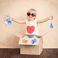 Vista 5 de Zonon 36 tarjetas de San Valentín para niños, manos pegajosas, tarjetas de intercambio de San Valentín, tarjetas de felicitación elásticas de San