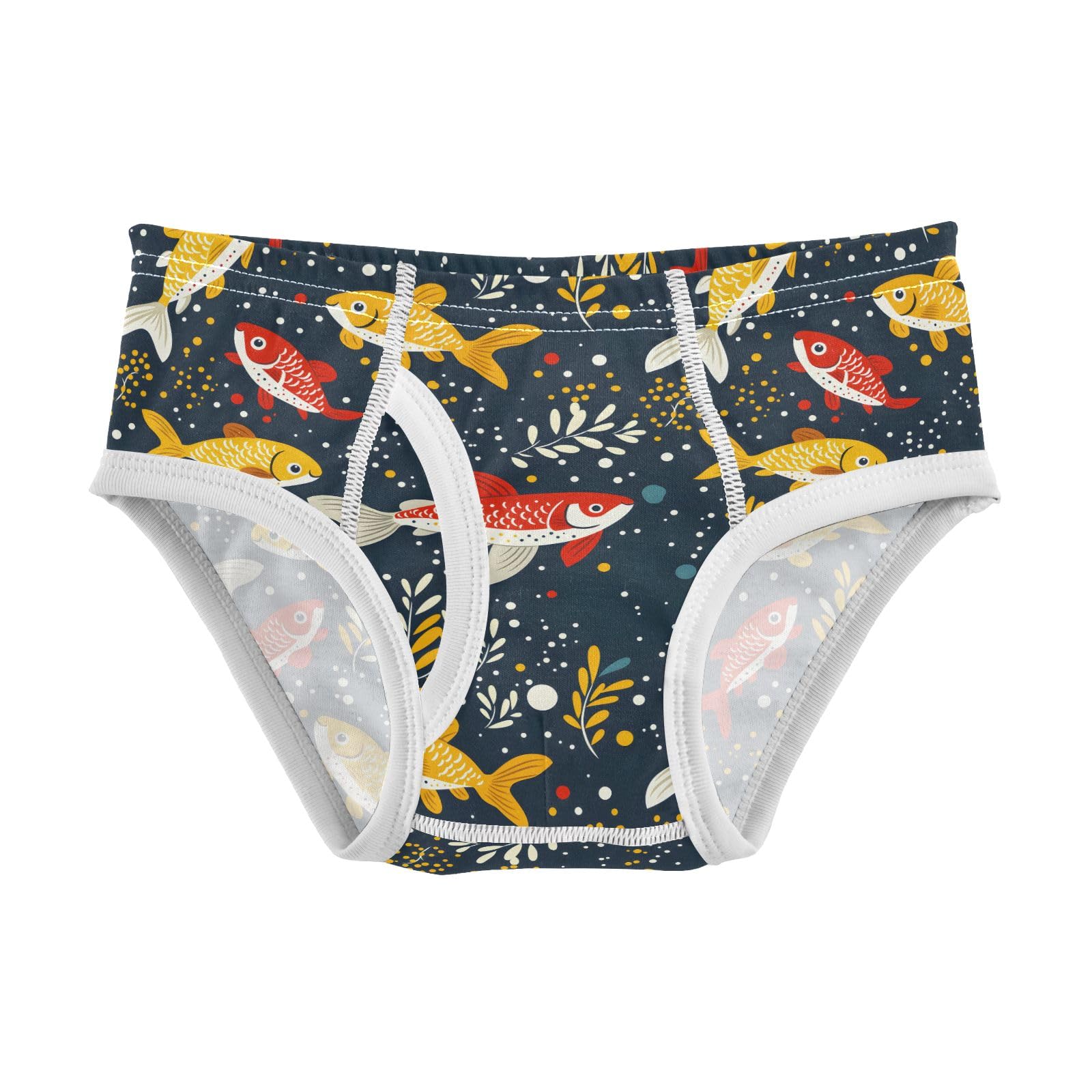 Boys Exclusive Briefs Toddler Underwear 95 Combed Cotton Boxerbriefs 2T Animal Tile Fish
