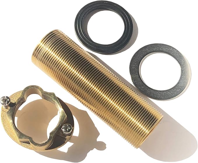 MISSMIN 4 Inch Faucet Mount extension shank for Thick countertop deck Tools & Home