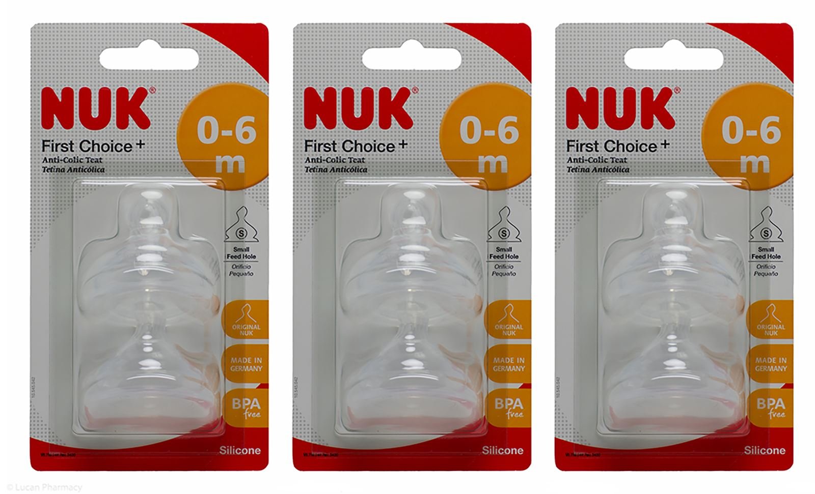 NUK First Choice Maat 2 Siliconen Spenen, Medium 6-18