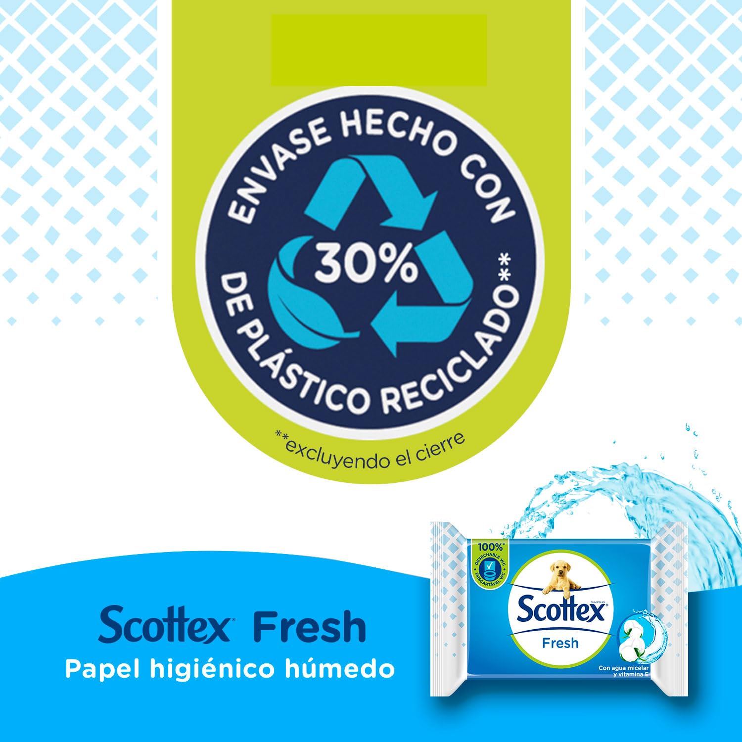 scottex Fresh, carta igienica umido – 12 confezioni da 38 (Totale 456 pezzi)