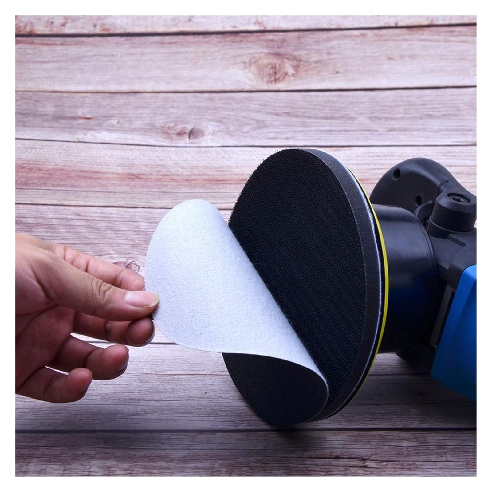Papel de Lija Hoja de Papel de Lija de 6 Pulgadas 150 mm Impermeable Papel de Lija Gancho y Anillo Papel de Lija 320-10000 Grit Surtido Seco/Húmedo Pulido 50 Hojas