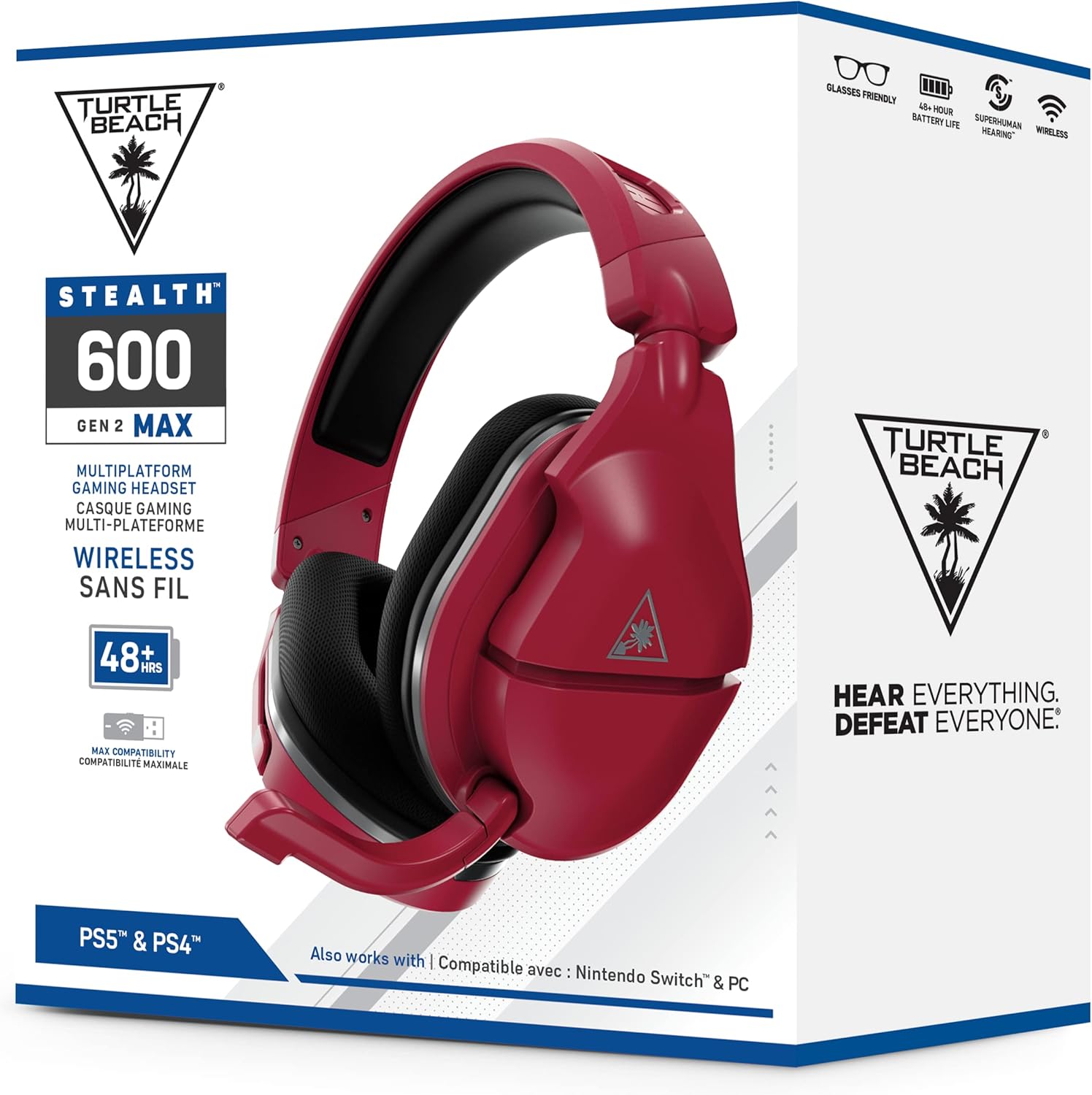 Stealth™ 600 Gen 2 MAX for PS4™ & PS5™ – Midnight Red