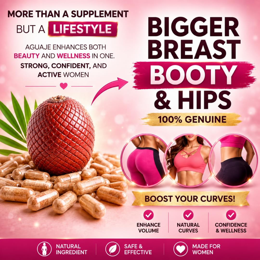 Big Butt, Wider Hips & Hormonal Balance | Aguaje Pills for Women | 100% Natural Estrogen Booster | 100 Capsules | Made in Peru — Amazon image 3