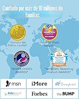 Vista 2 de HelloBaby - Monitor de bebé con 2 cámaras, primera pantalla dividida IPS de 6 pulgadas, pantalla y cámaras dobles, sin WiFi, batería de 30 horas