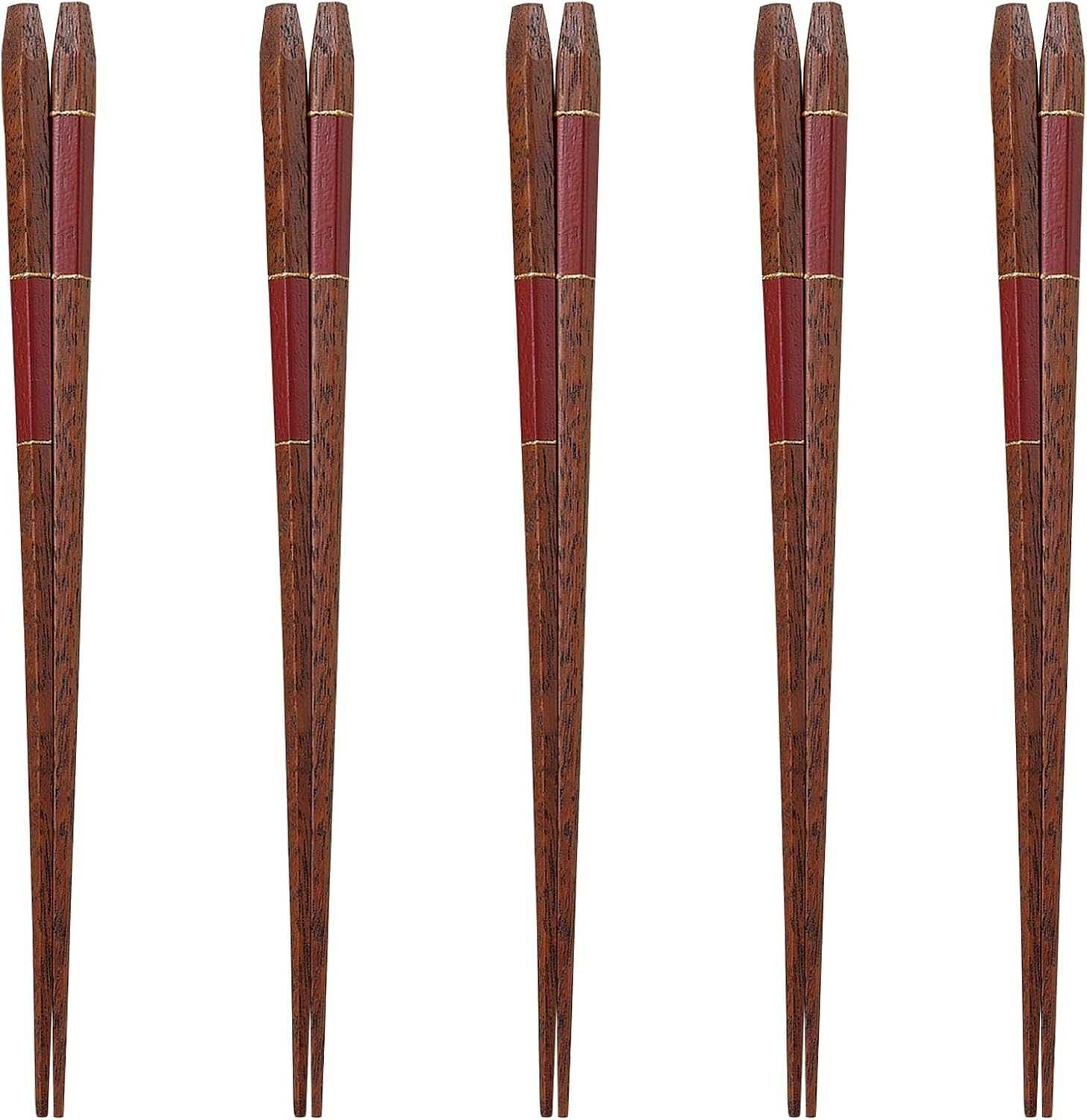 J-kitchens PID590579 Japanese Food Chopsticks, Set of 5 Pairs, Material: Wood, Chopsticks, Made in Japan