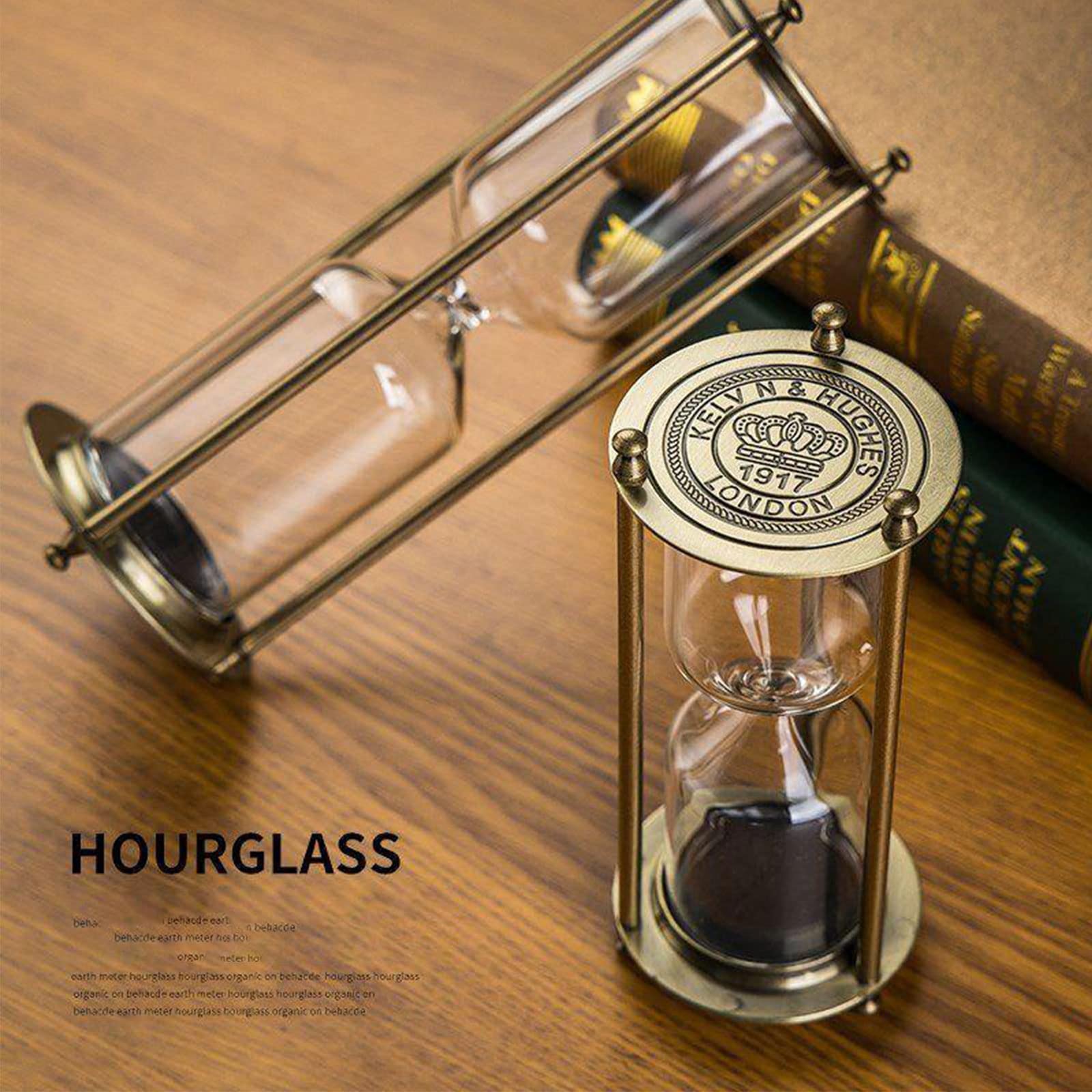 Selbstinstallierter Sanduhr-Timer, der mit Sand gefüllt Werden kann, Leere Sanduhr, dekoratives Souvenir, einzigartige kreative Klassenzimmer-Spiel-Home-Office-Dekoration