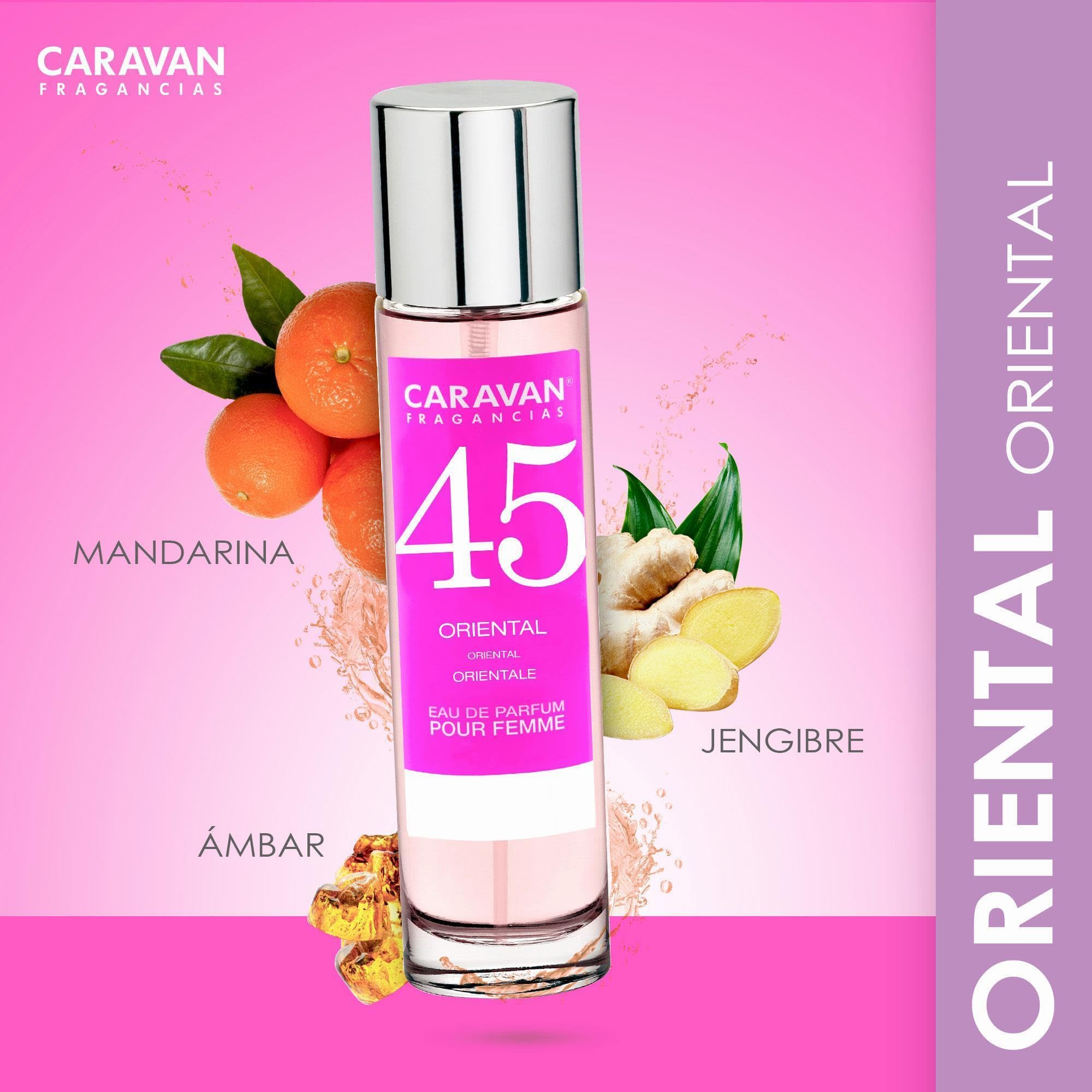 CARAVAN FRAGANCIAS Profumo da donna n. 47 da 150 ml + set di 10 flaconcini di fragranze femminili diverse da Caravan per scoprire nuovi aromi
