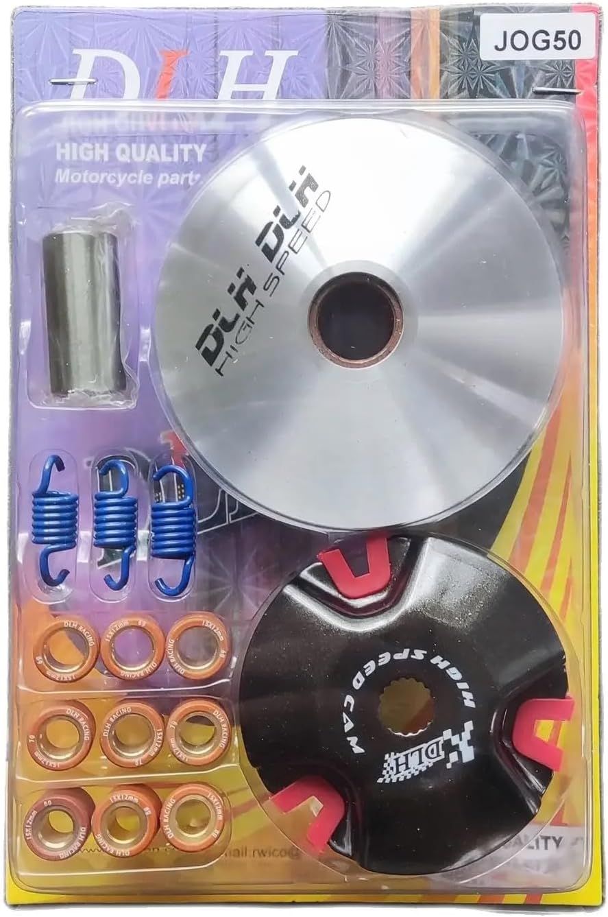 JOG, MINAELLI, YAMAHA, DLH VARIATOR/FRONT CLUTCH SET (50cc 70cc 90cc) *GY6 STORE*