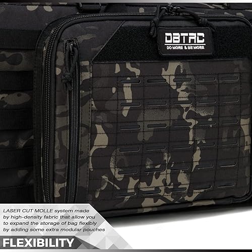 Miniatura 4 de DBTAC Urban Classic Double Long Rifle Soft Pistol Gun Case Firearm Storage and Transportation Bag for Range Shooting Outdoor Hunting  32" 36" 42"