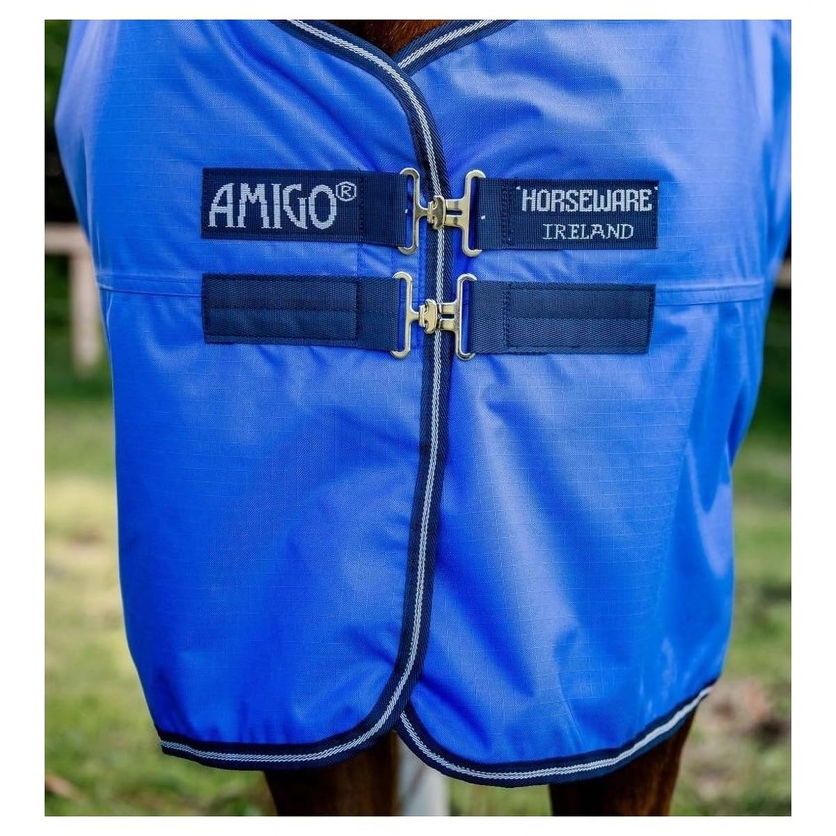 Horseware Amigo Hero 600D Ripstop 50 G Di Imbottitura 115 Cm Shadow Blue Haze Navy - Foto 6