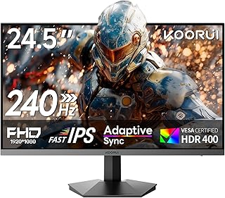 24.5 Inch FHD 1080P Fast IPS 240Hz Gaming Monitor