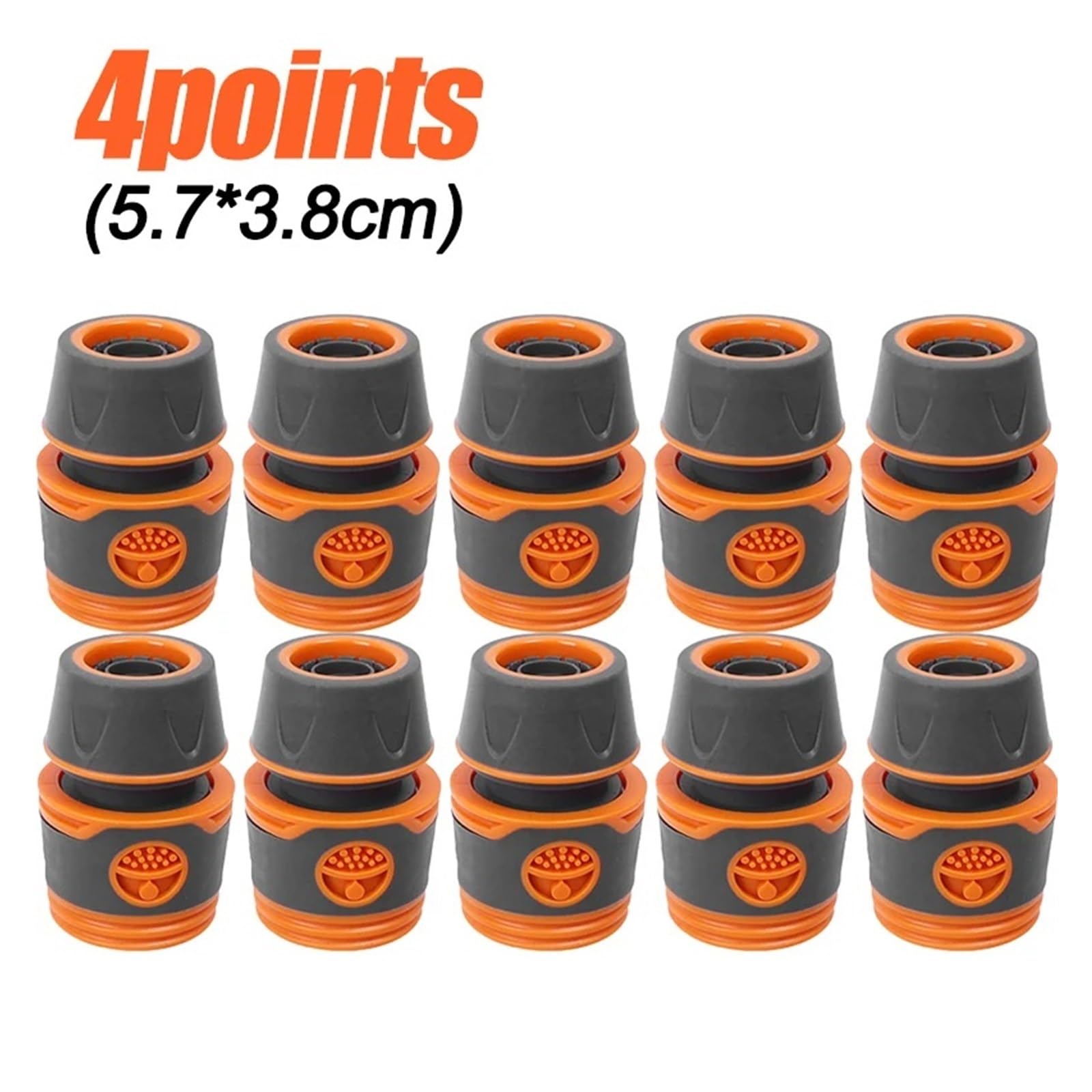 1/10pcs Tubo Dell'acqua Connettore Rapido Raccordi Da Giardino Adattatore Comune Sistema di Irrigazione Flessibile Rubinetto Extender Connettori Fissi(4 points,10PCS)
