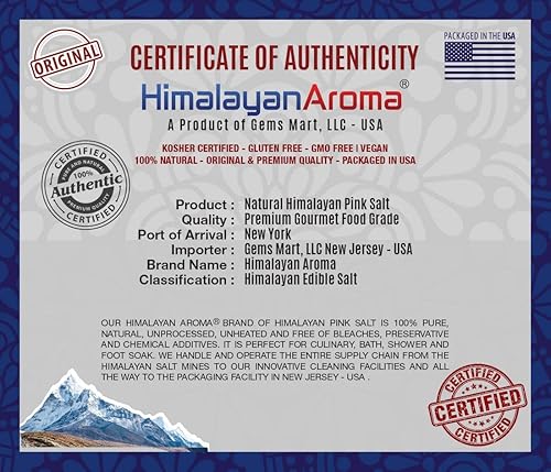 Miniatura 8 de Sal rosa del Himalaya gourmet 5 libras grano grueso para molinillos y molinos sal de baño sal marina sal rosa del Himalaya minerales esenciales y