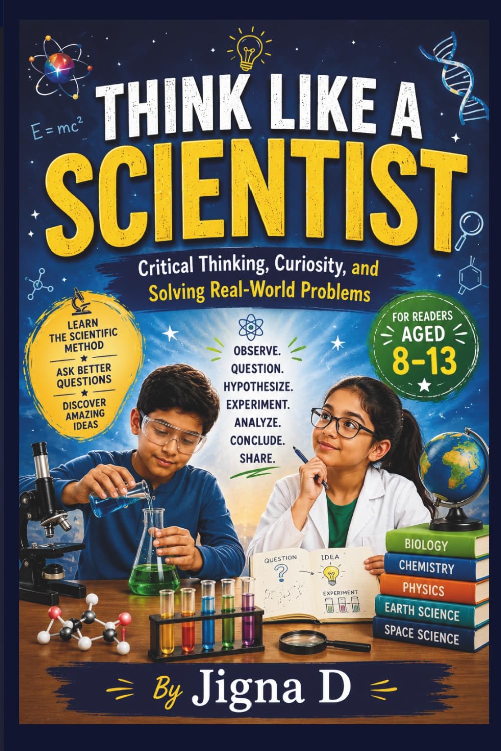 THINK LIKE A SCIENTIST: Critical Thinking, Curiosity, and Solving Real-World Problems | For readers aged 8–13