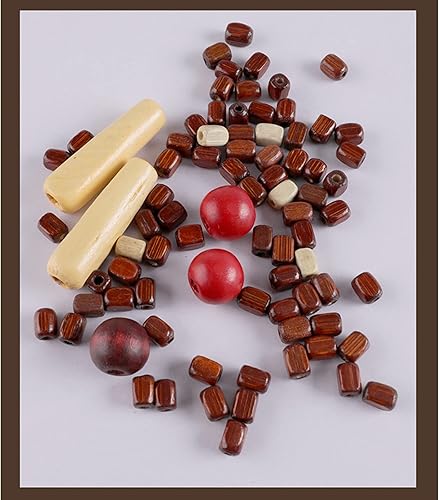 Miniatura 4 de Cortina de cuentas de madera de estilo retro, cortina de cuentas de madera con borlas, cortinas de puerta de cuentas de madera, cortina divisora de