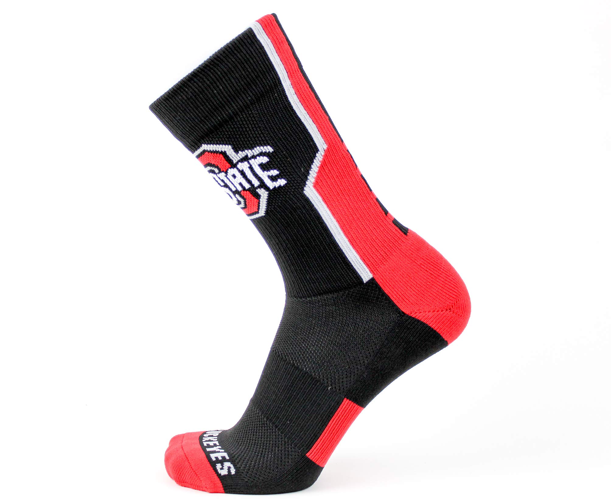 Donegal Bay Ohio State Buckeyes Black Performance Socks