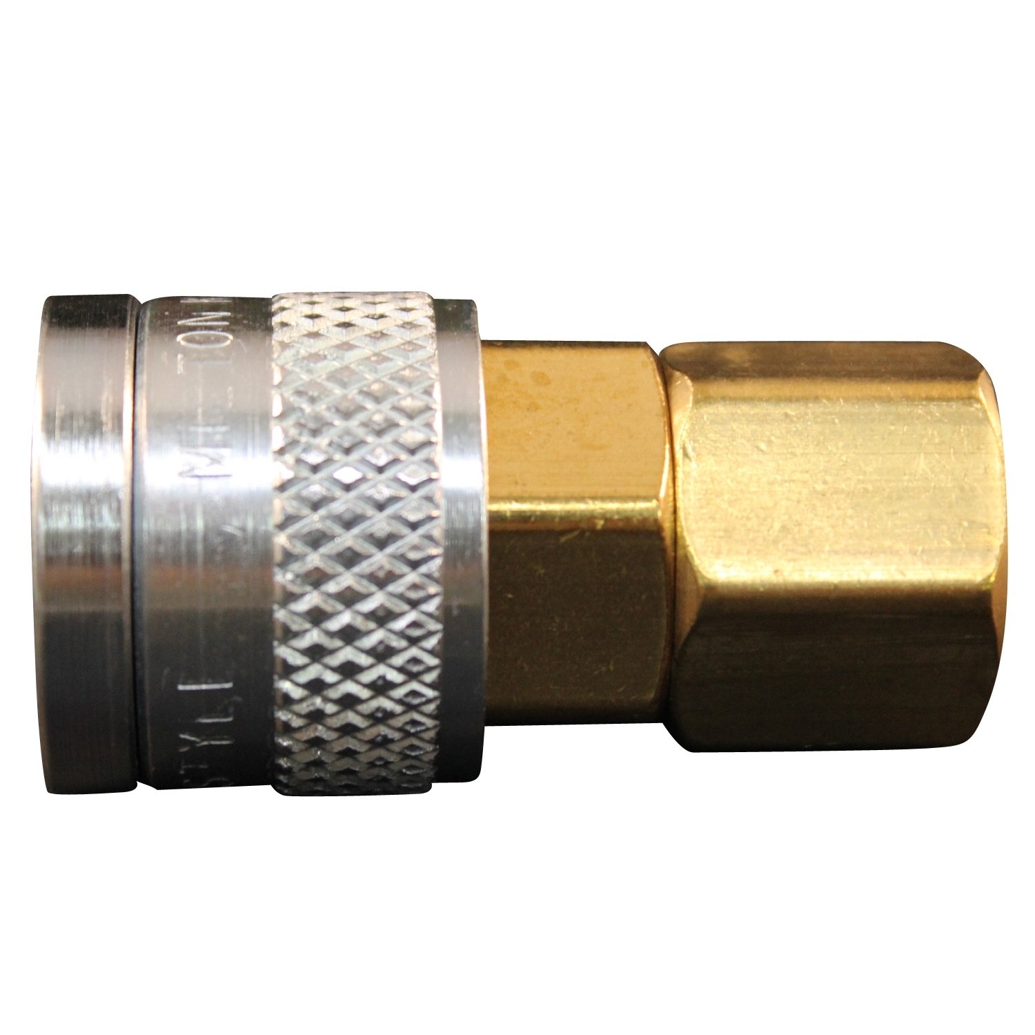 Milton S-755 1/4 FNPT M Style Push Type Coupler