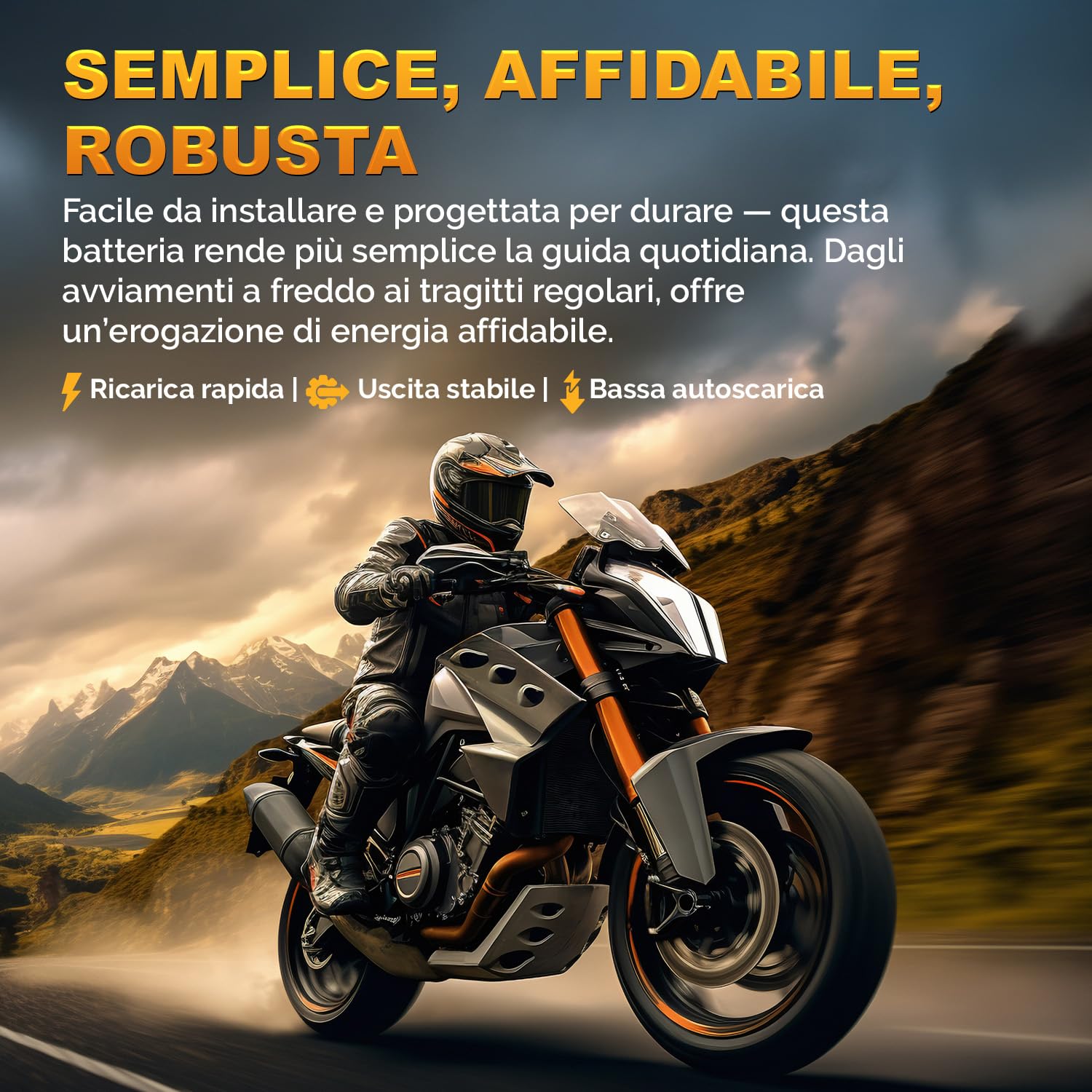 Electronicx YIX30L-BS AGM Batteria Moto 12V 30Ah – Avviamento 380A CCA, sigillata, senza manutenzione, compatta, resistente alle vibrazioni – per moto, quad, ATV, trattorini, motoslitte e touring