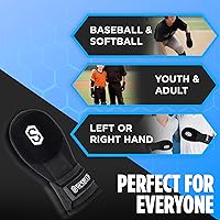 Vista 6 de Sports Unlimited Guante deslizante de béisbol para jóvenes/adultos, mano derecha o izquierda para béisbol y sóftbol