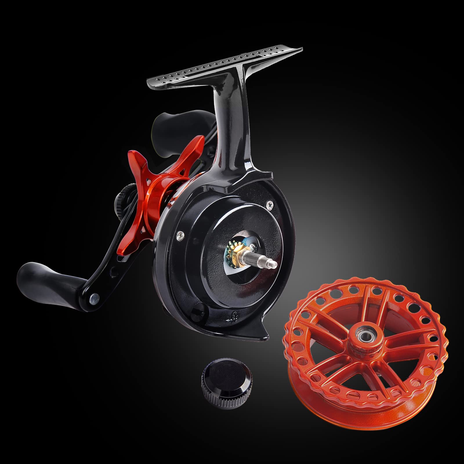 fiblink inline ice fishing reel FRABILL COMBO STRAIGHTLINE ARCTIC FIRE Fiblink: Fishing Reel