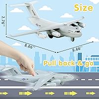 Vista 7 de CORPER TOYS Avión fundido a presión de metal pull-back avión juguetes modelo de avión de aire para niños cumpleaños