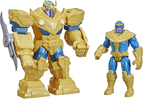 Avengers Hasbro Marvel Mech Strike - Figura de acción de 9 pulgadas, traje infinito de Mech Thanos y accesorio de arma de cuchilla, para niños a disponible en Yaxa Colombia