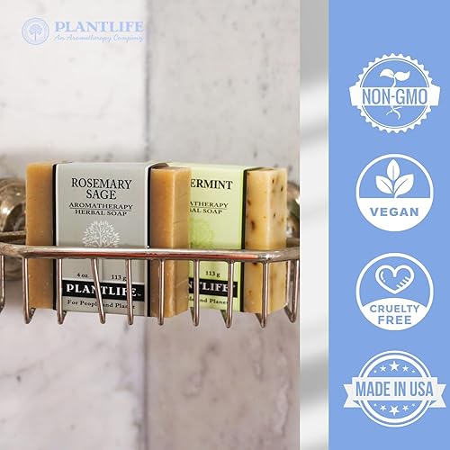 Miniatura 3 de Plantlife Cassia Clove - Jabón en barra de 3 unidades, jabón hidratante y calmante para tu piel, hecho a mano con ingredientes a base de plantas,