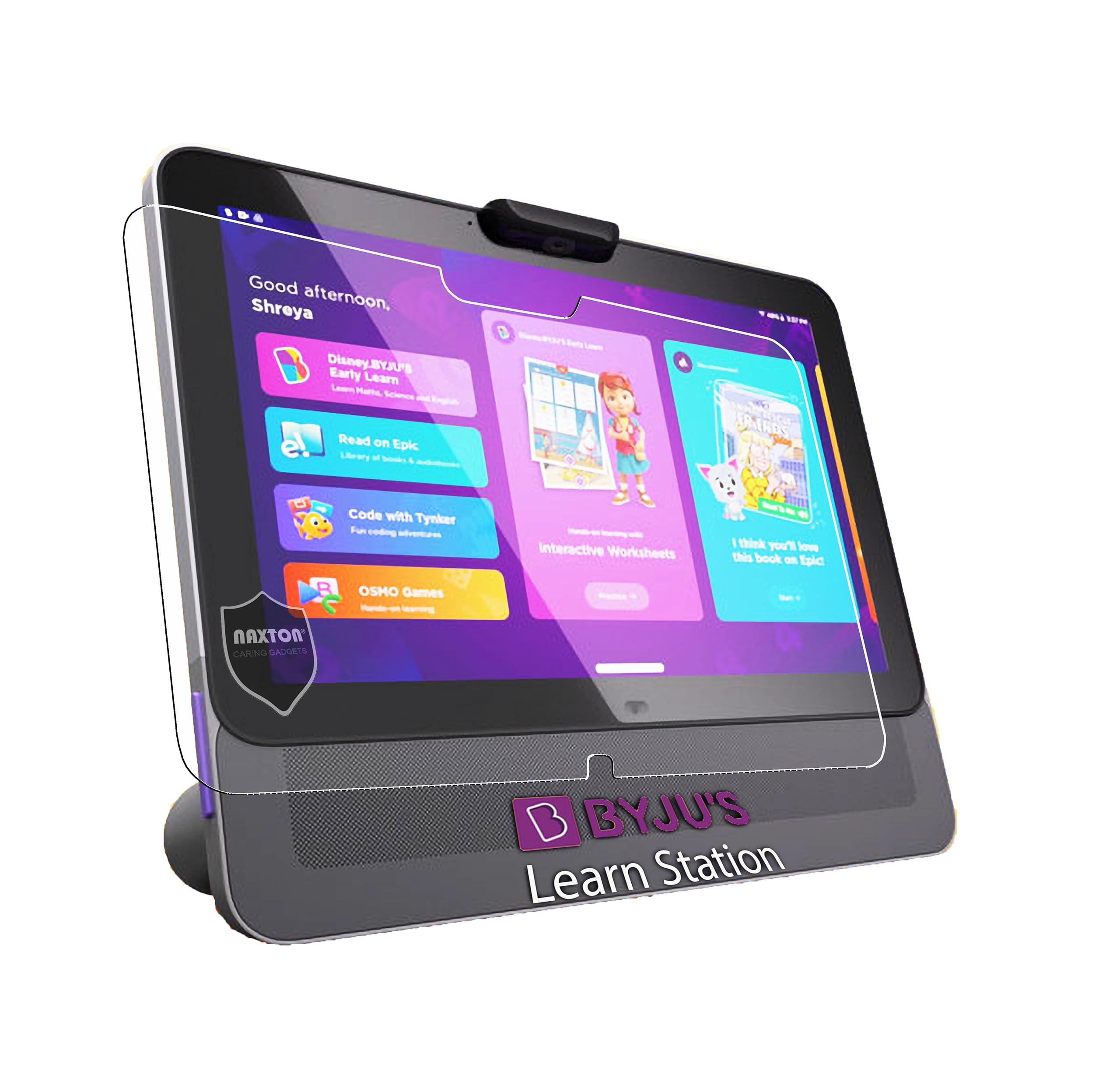 naxton® 9H Pro Screen Protector for BYJUS LEARN STATION 10.1 Inch Tablet [Bubble Free], [Anti-Scratch] - NOT A TEMPERED GLASS - (Pack of 1) (B0CHWCZX1J) Amazon Price History, Amazon Price Tracker