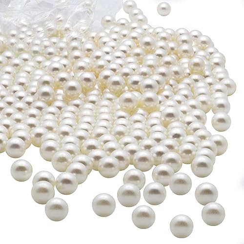 Miniatura 1 de Royal Imports Perlas sin agujeros para manualidades, centros de mesa, rellenos de jarrón, joyas de bricolaje, dispersión de mesa de boda, cuentas de