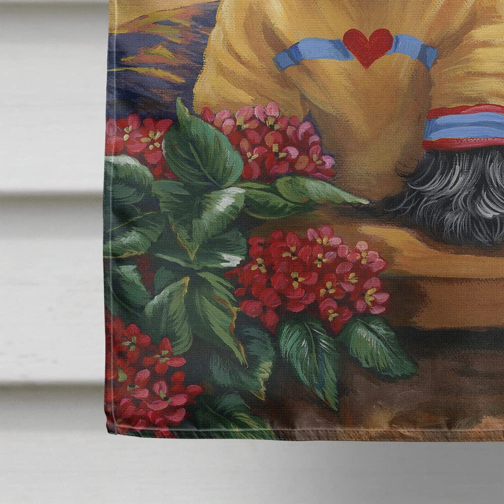 Caroline's Treasures PPP3182CHF Scottie Soulmates - Stampa su tela, formato casa, multicolore