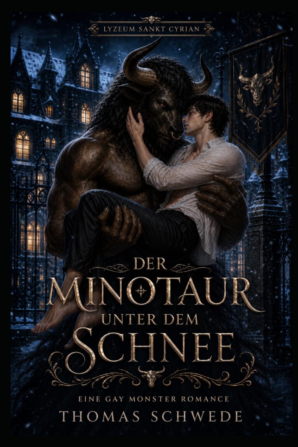 Der Minotaur unter dem Schnee: Eine Gay Monster Romance
