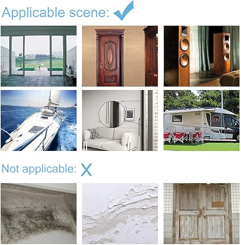 Miniatura 4 de Cinta de sellado de hule espuma para aislamiento de puertas y ventanas, para puertas