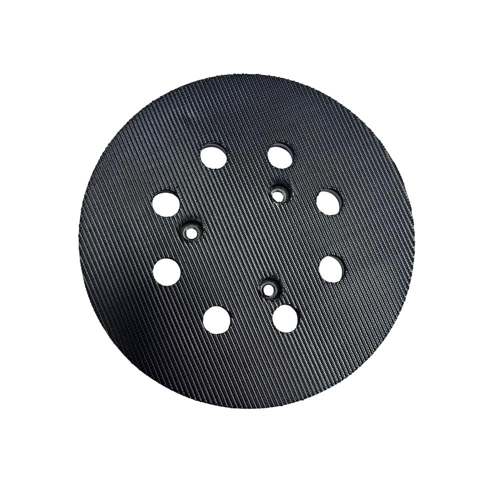 Trade Shop Plateau De Ponçage/support Velcro 125 Mm 8 Trous Compatible Avec Makita Dw421 K Dw423 K Dw426 K D26453 K D26451 Hitachi Sv13ya Sv13yb 1071535291