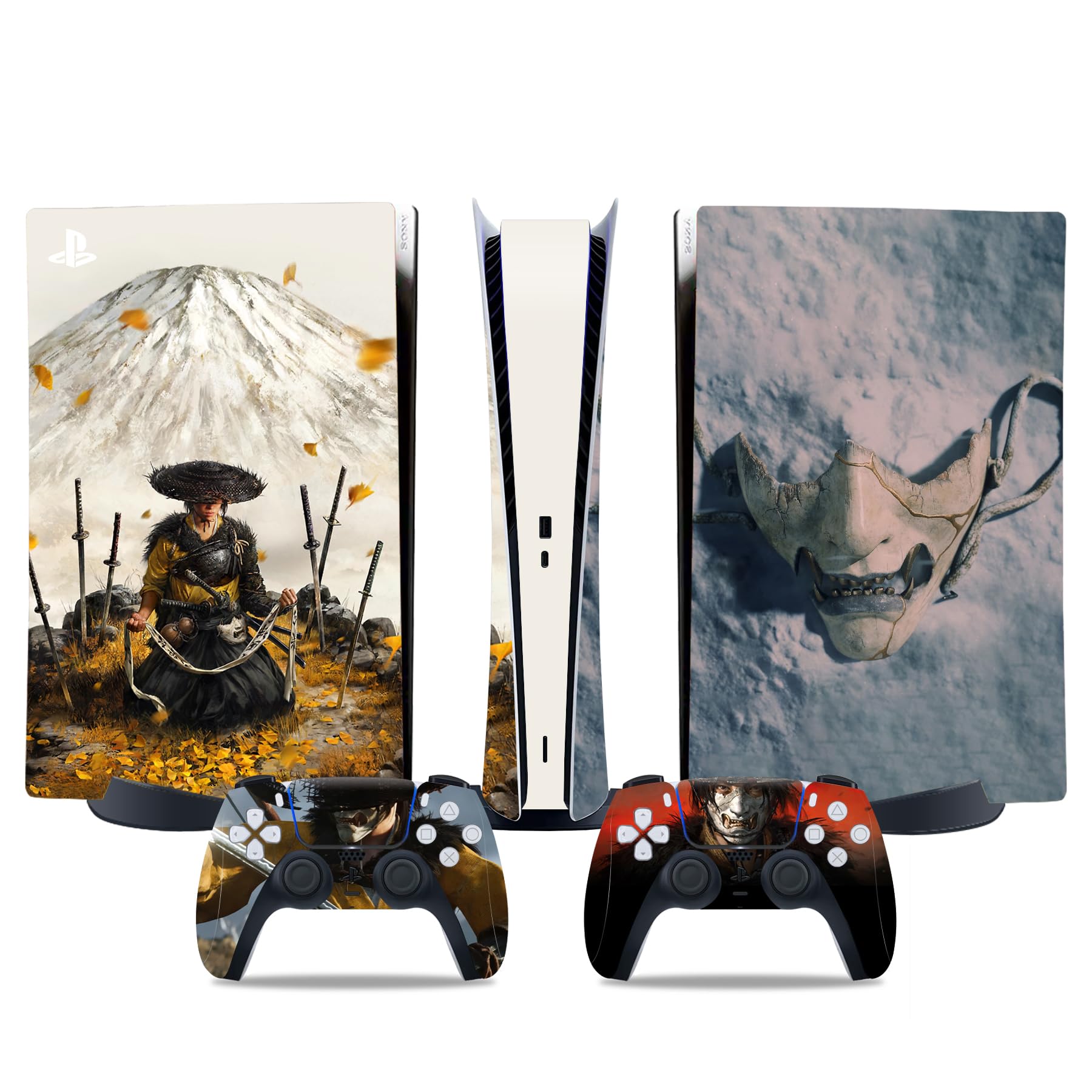 Kit de vinilos Extra Resistentes MaD Vision® para PlayStation 5 (PS5) Digital| Set de vinilos Mate para Consola + 2 mandos - para Anime|Rubber|Zoro|Nami Diseño — view 67