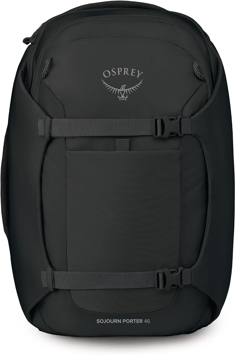 Mochila de viaje Sojourn Porter 46L, sistema operativo negro | mochila de viaje, bolso de mano, funda para computadora portátil, artículo personal, color negro, tamaño OS