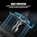 CORSAIR iCUE Link LX120-R RGB 120mm PWM Reverse Fans – Triple Fan Kit – Low-Noise, CORSAIR Magnetic Dome Bearing, Dual Light Loops, CORSAIR QuikTurn™ Screws, Zero RPM Mode – Black gallery image