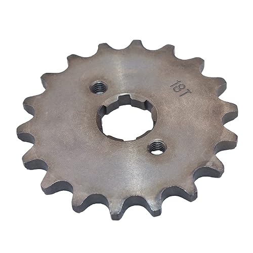 Miniatura 4 de Piñón delantero para motocicleta de 420-18T-0.787 in compatible con 50cc 70cc 90cc 110cc 125cc 140cc 160cc Dirt Pit Bike Mini Bike ATV Quad Wheeler