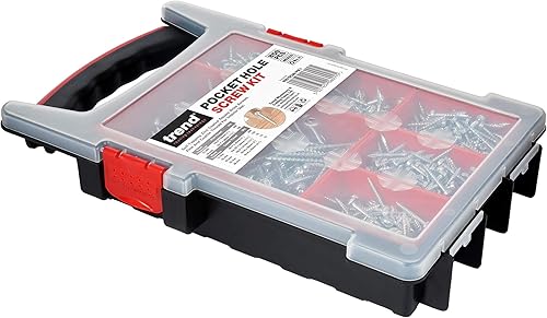 Miniatura 3 de Tornillos Trend para agujeros de bolsillo para maderas duras y blandas, paquete de selección de 850, tornillos cuadraditos con recubrimiento de zinc