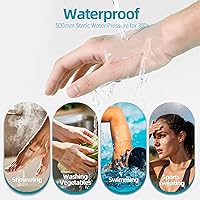 Vista 9 de Dimora Rollo de vendaje hidrocoloide de grado médico (2 pulgadas x 16 pies), apósitos hidrocoloides altamente absorbentes para el cuidado