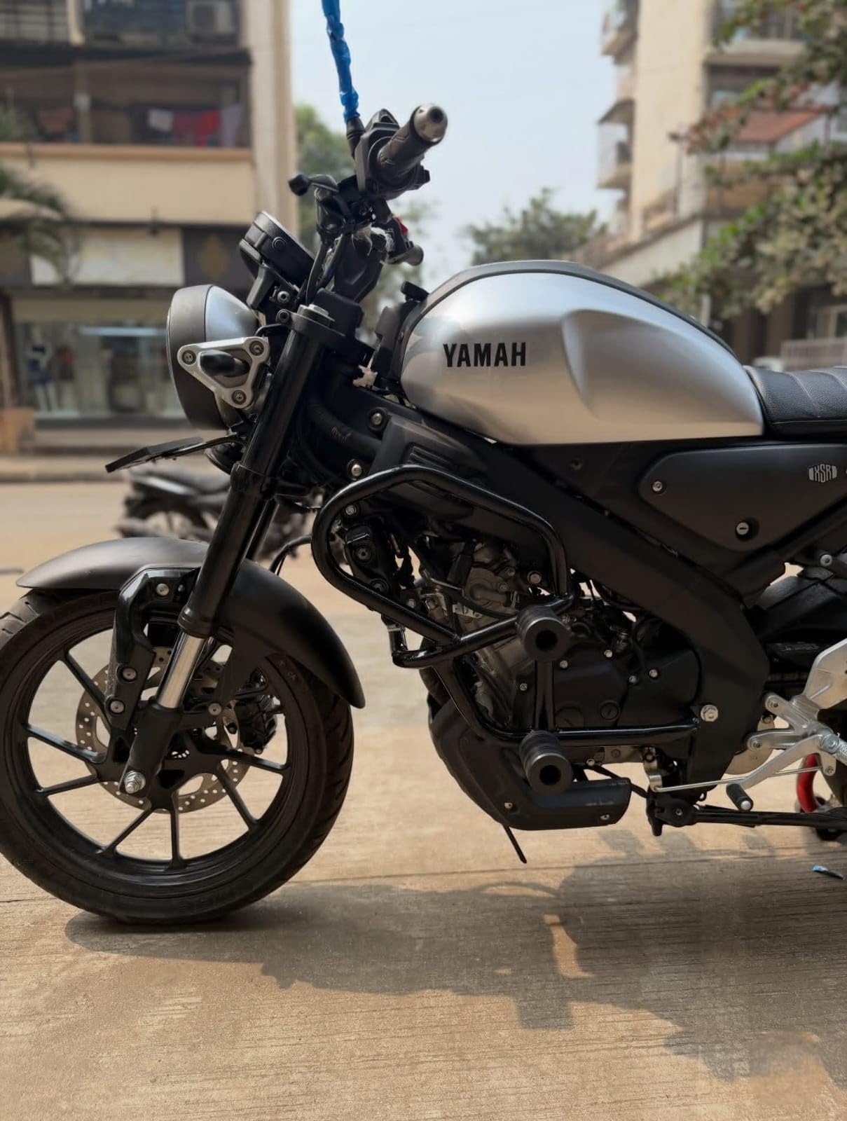 Crash Guard fit for Yamahaa XSR 155 with Sliders - (Black)-image-36