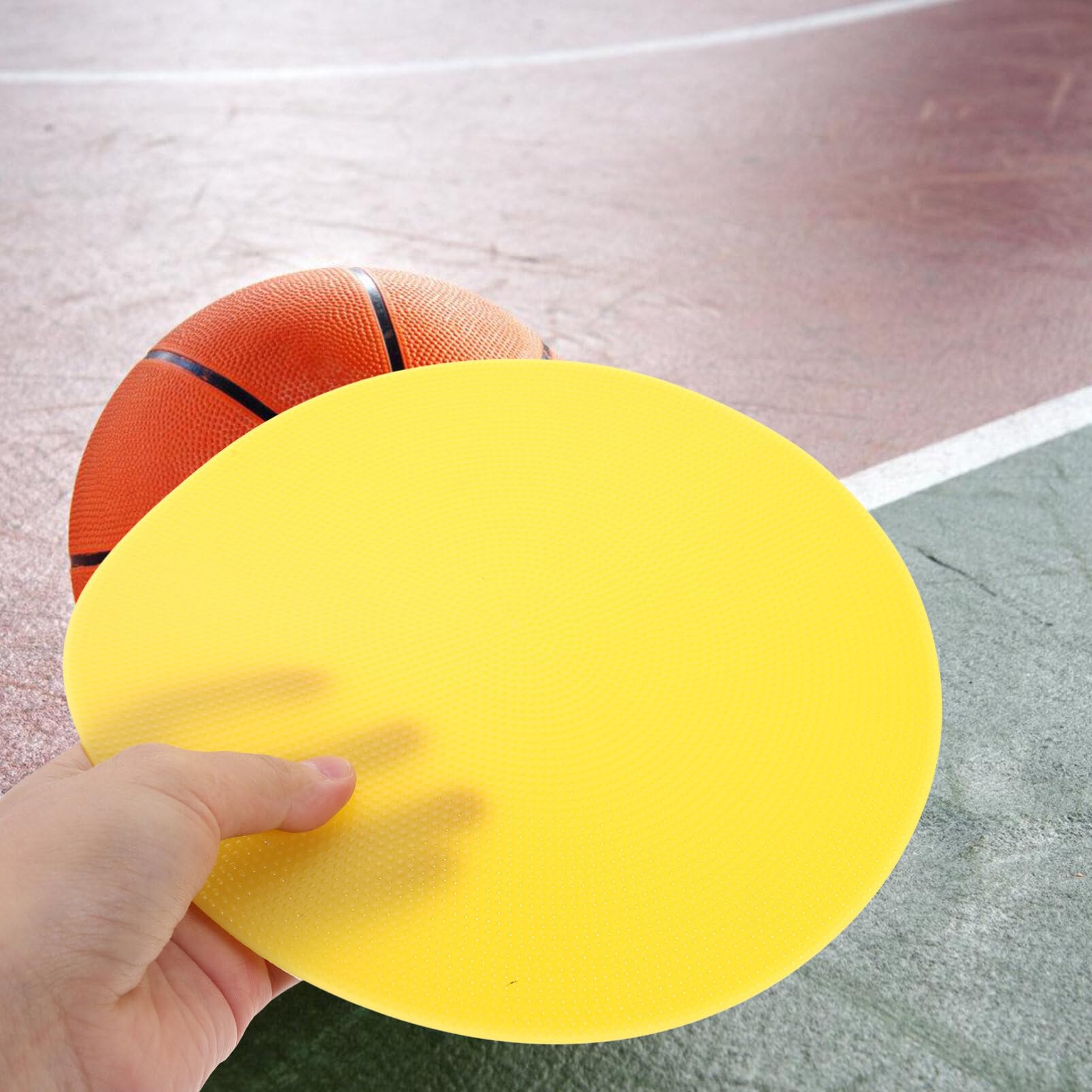 BESPORTBLE 10pcs Soccer Balls Signs Soccer Training Marker Soccer Sign disc Multi-Function Agility Sign pad Soccer Training Sign pad Sports Markers spot Markers PVC Football Equipment